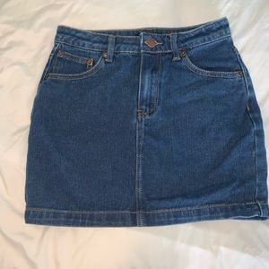 Forever 21 denim mini skirt